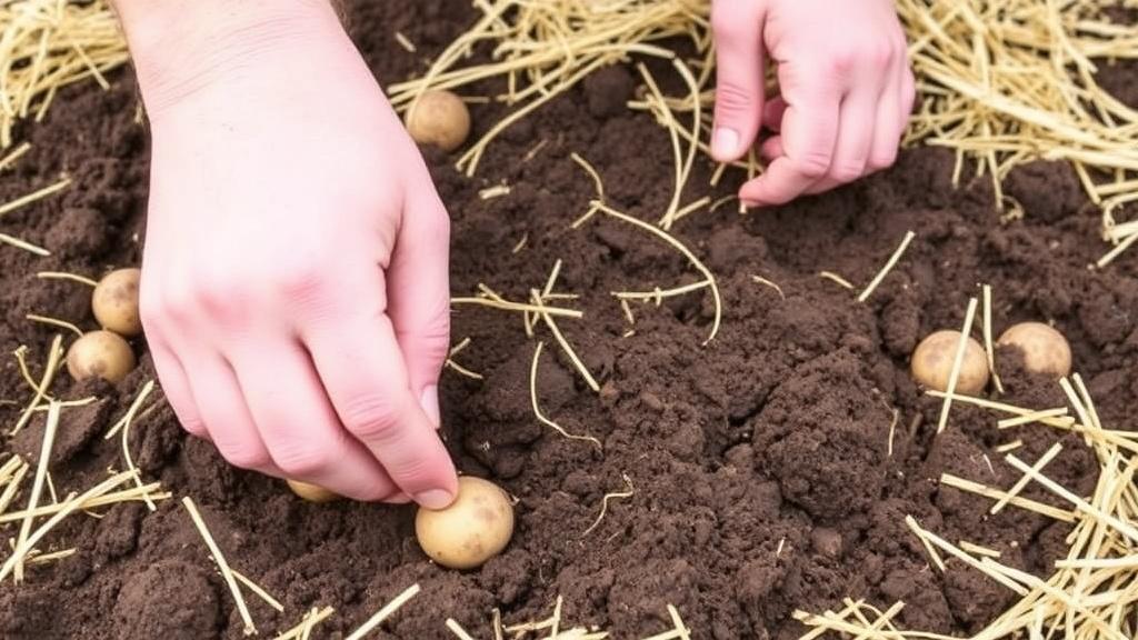 Выращивание картофеля под соломой: метод без перекопки. Пошаговая технология посадки Выращивание картофеля под соломой: метод без перекопки. Пошаговая технология посадки