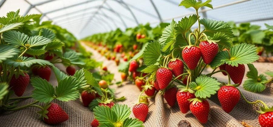 Выращивание клубники на агроволокне: как получить чистые ягоды и высокий урожай