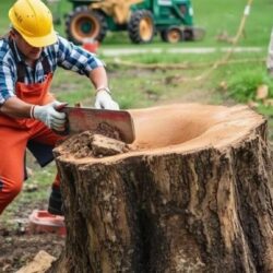 Корчевка пней: как убрать старый пень и не испортить участок