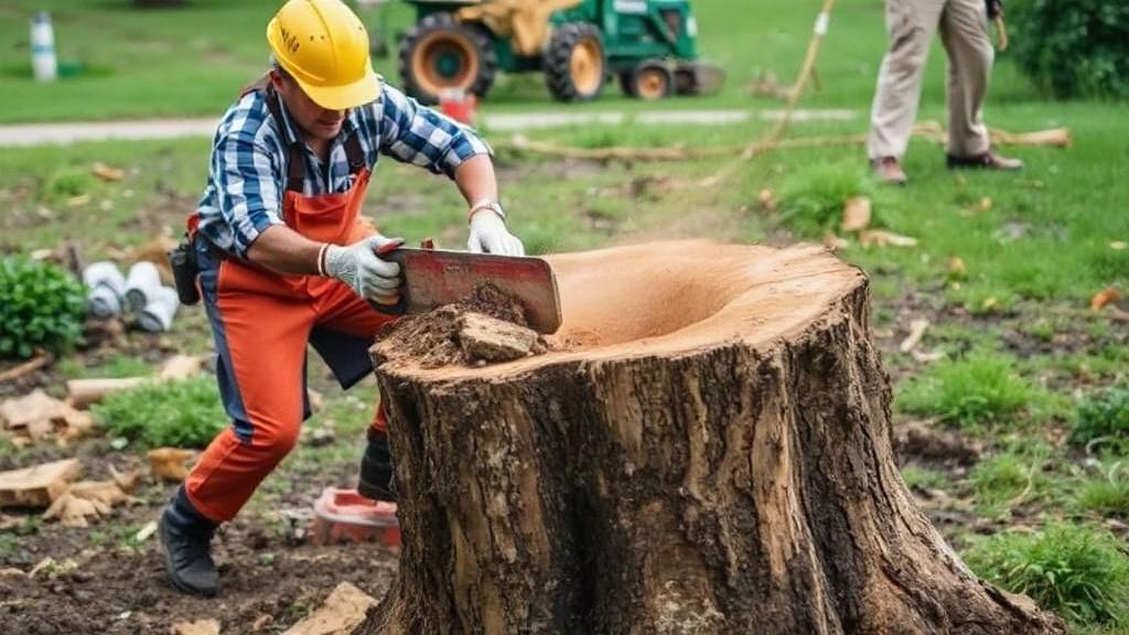 Корчевка пней: как убрать старый пень и не испортить участок